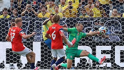 Los paradones de Ørjan Nyland del Brasil - Noruega (1-2) | Mundial 2026