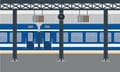 Illustration of Mannadi Metro Station on Chennai Metro Blue Line
