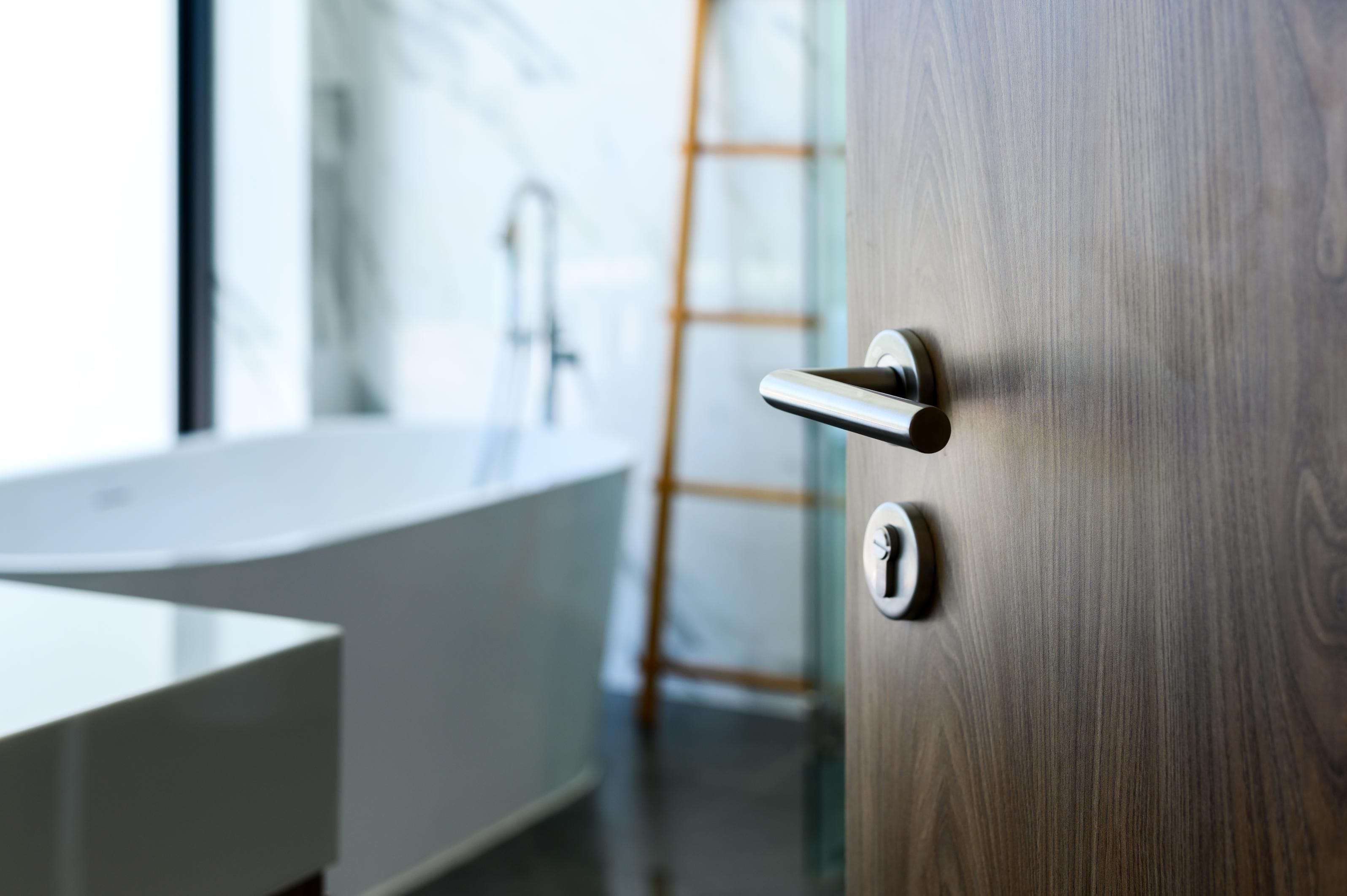 wooden bathroom gate design