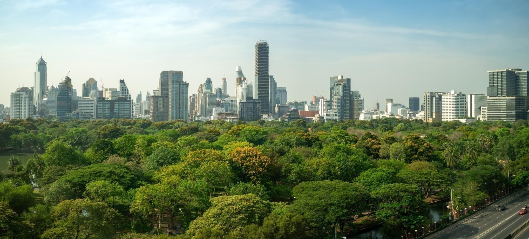 High-rise buildings cityscape in in Dhule