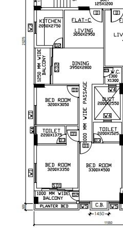 Kalim Aspire 3 BHK 892 undefined floor plan