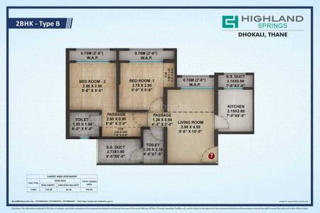 2BHK Multistorey Apartment for Resale in Siddhi Highland Springs at Dhokali 2BHK Multistorey Apartment for Resale in Siddhi Highland Springs at Dhokali